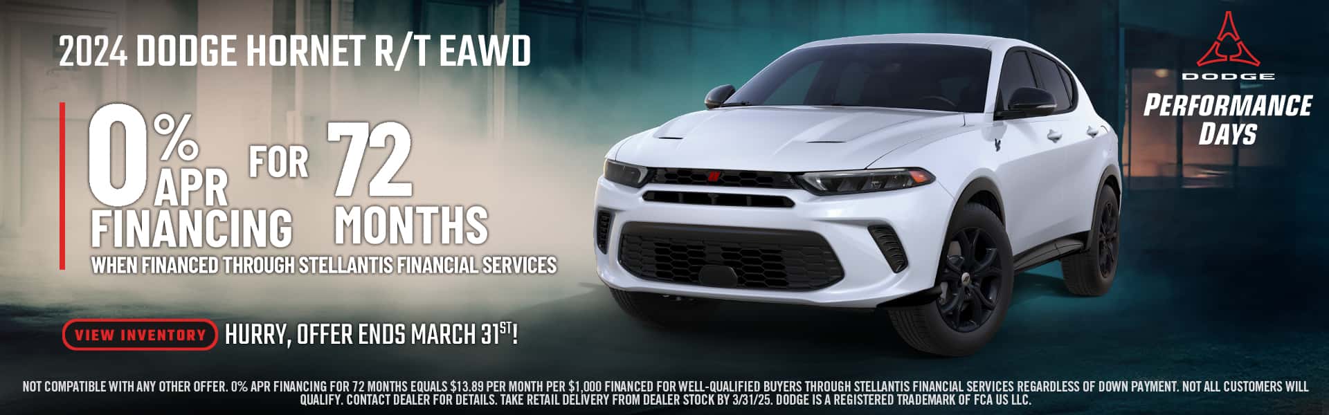 dodge hornet lease special