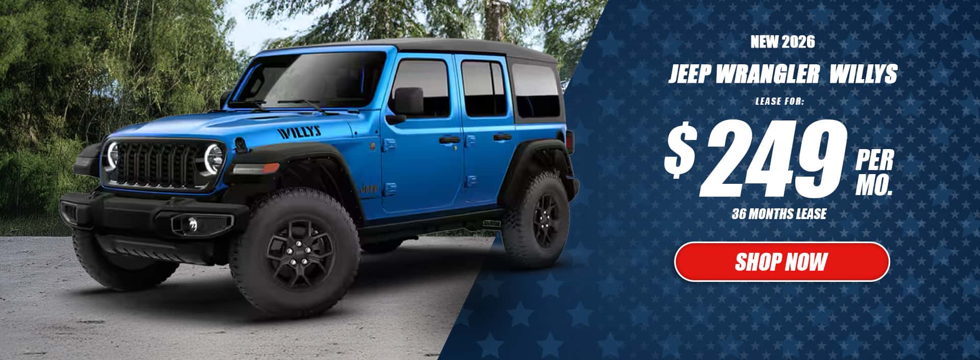 New Jeep lease special