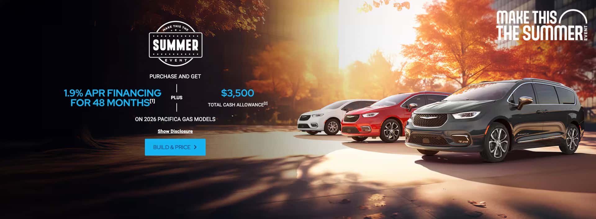 Pacifica Sales finance offers
