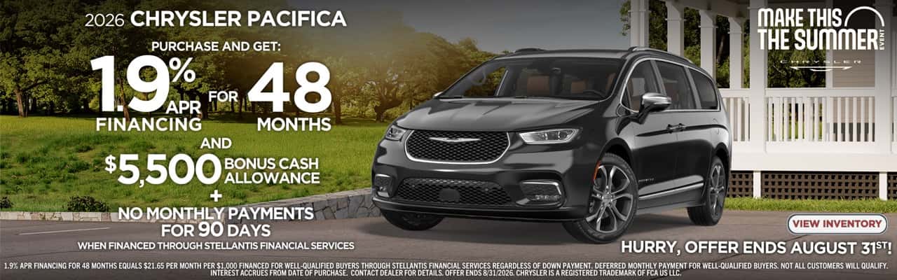 New Pacifica offer
