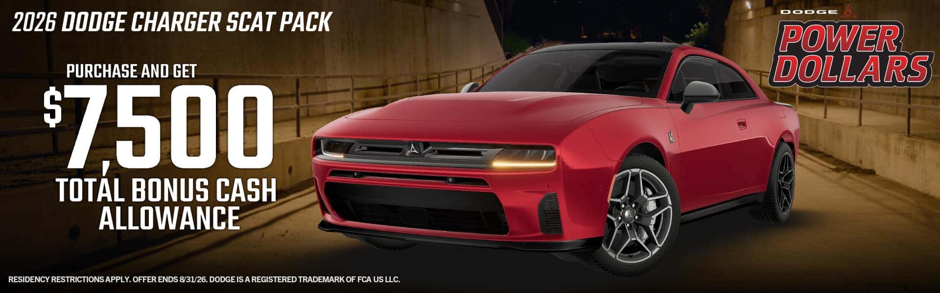 new Dodge charger offer