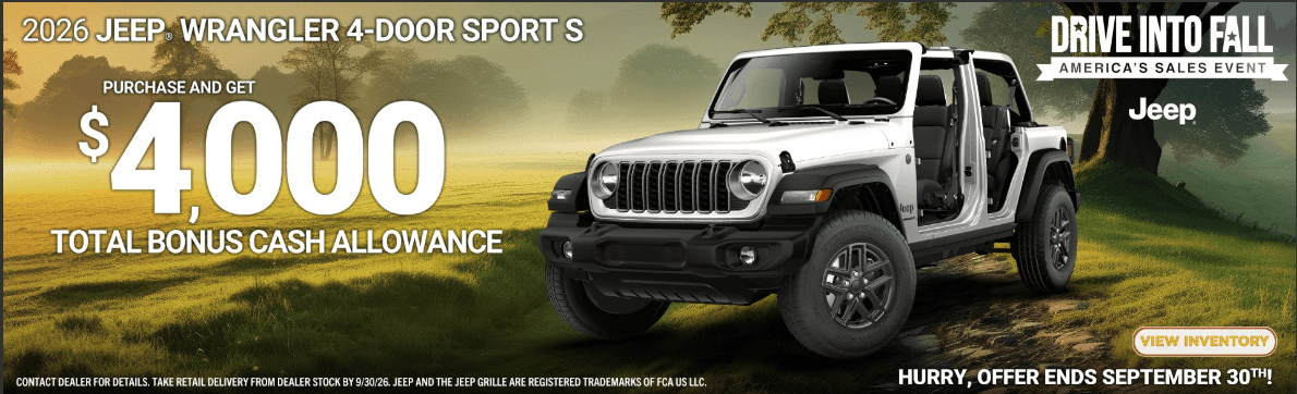 4000 jeep offers