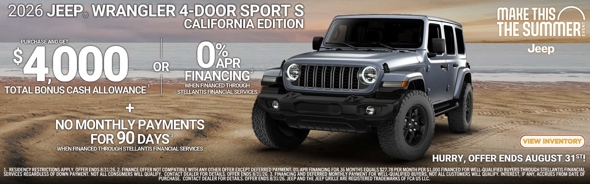 New Finance Jeep