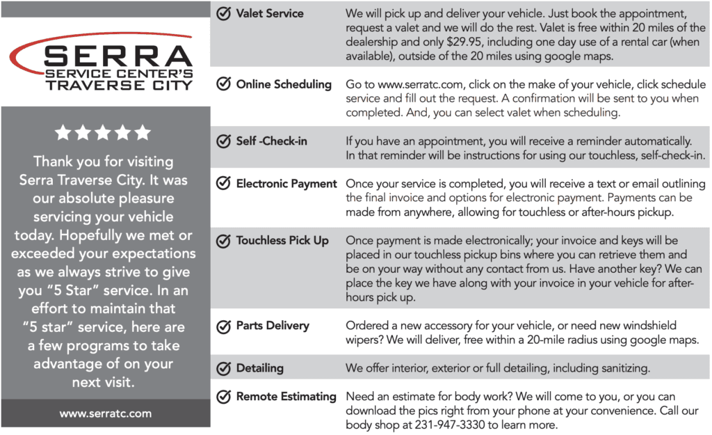 Service, Oil Change & Car Maintenance in Traverse City