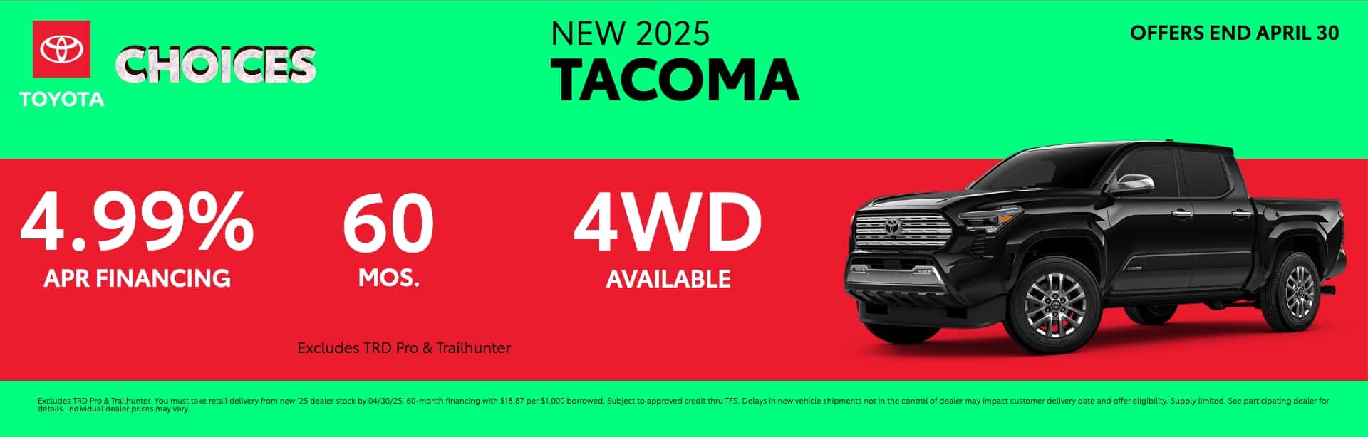 TCAA&#8212;Toyota&#8212;Exported_NEW-2025_Black_Tacoma_April_1920x614