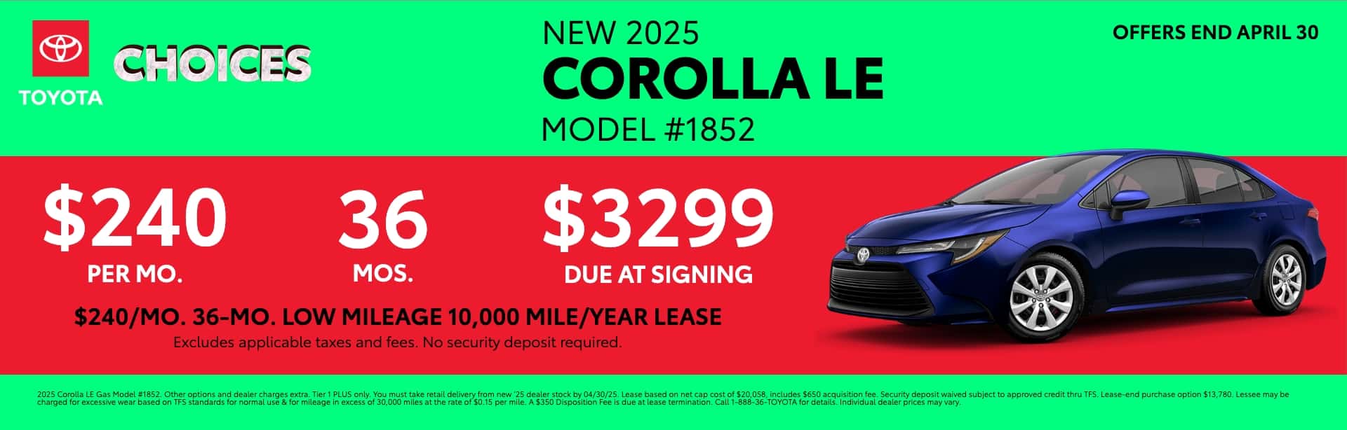 TCAA&#8212;Toyota&#8212;Exported_NEW-2025_Blue_Corolla-LE_April_1920x614