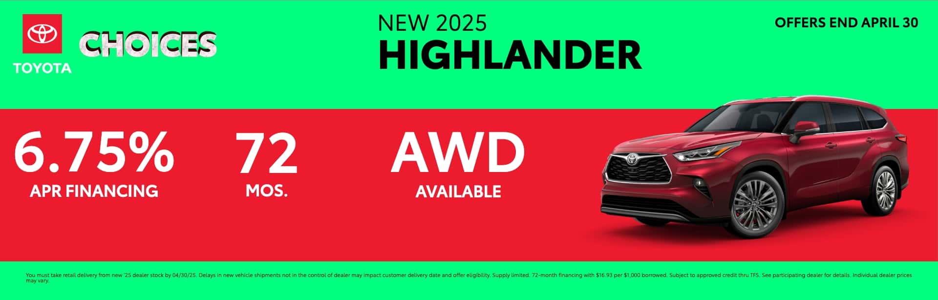 TCAA&#8212;Toyota&#8212;Exported_NEW-2025_Red_Highlander_April_1920x614