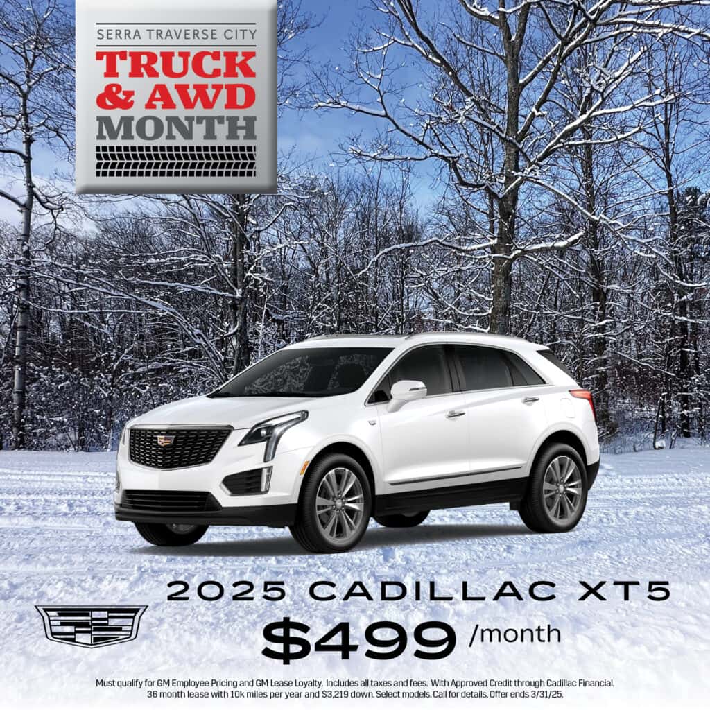 2025 Cadillac XT5 $499/mo
