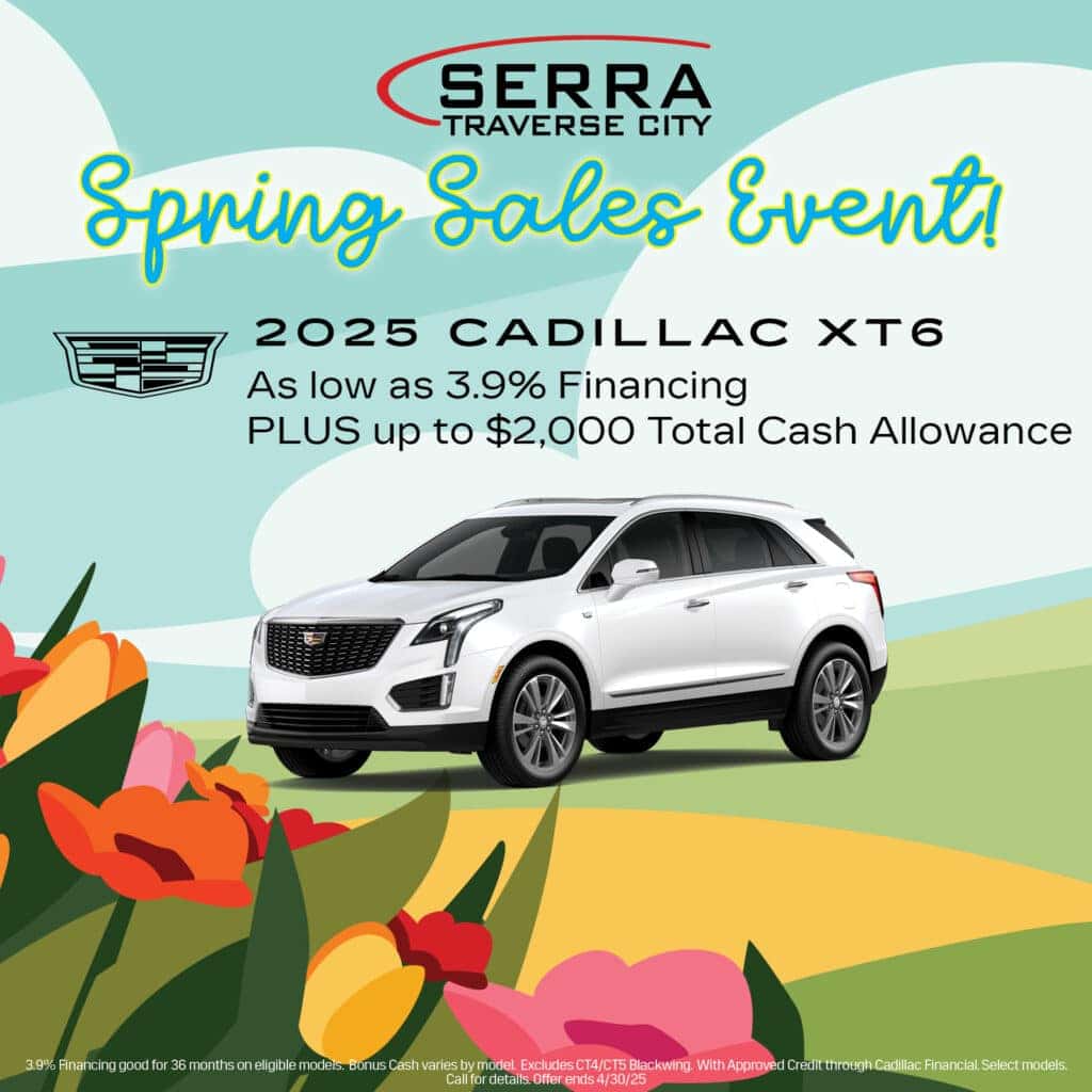 2025 Cadillac XT6 AWD, 3.9% APR and $2,000 Cash Back