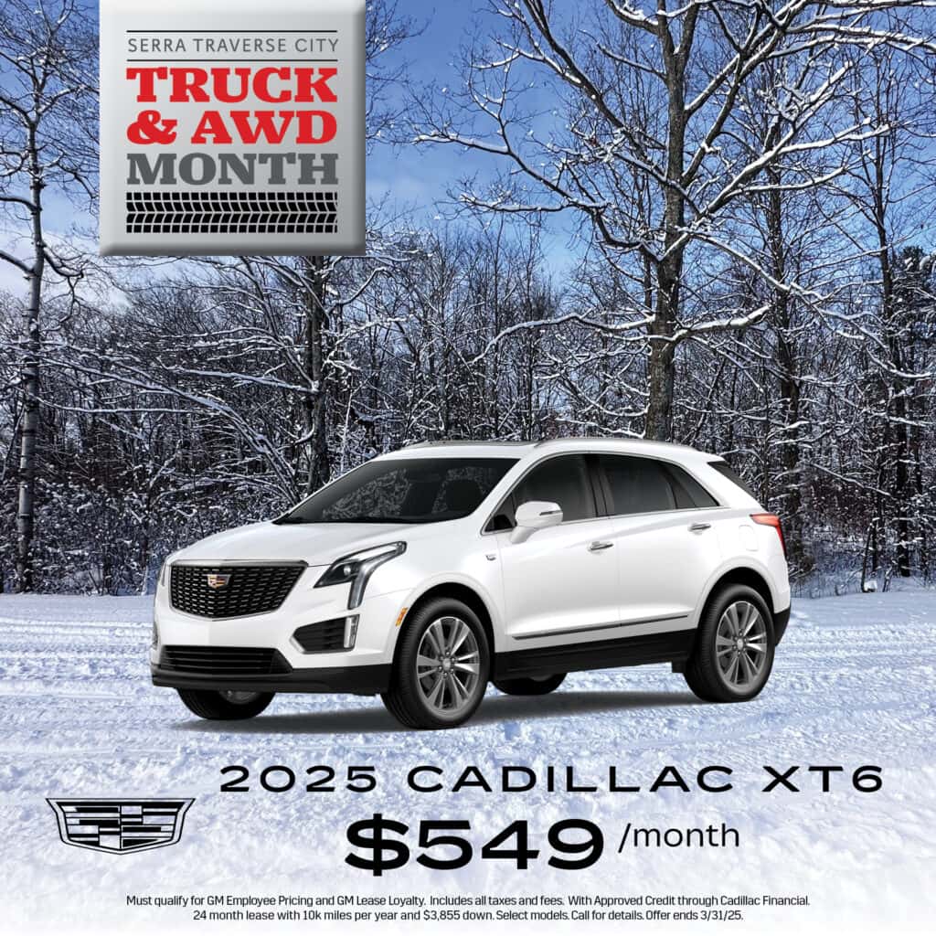 2025 Cadillac XT6 $549/mo