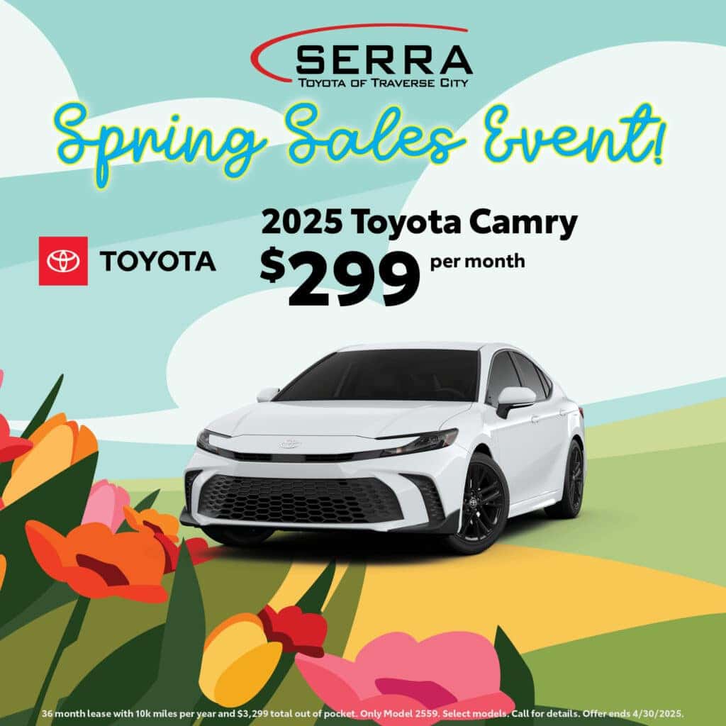 2025 AWD Toyota Camry Hybrid, $289 per month