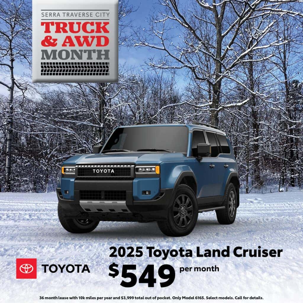2025 Toyota Land Cruiser, $549 per month, Toyota Truck and AWD Month