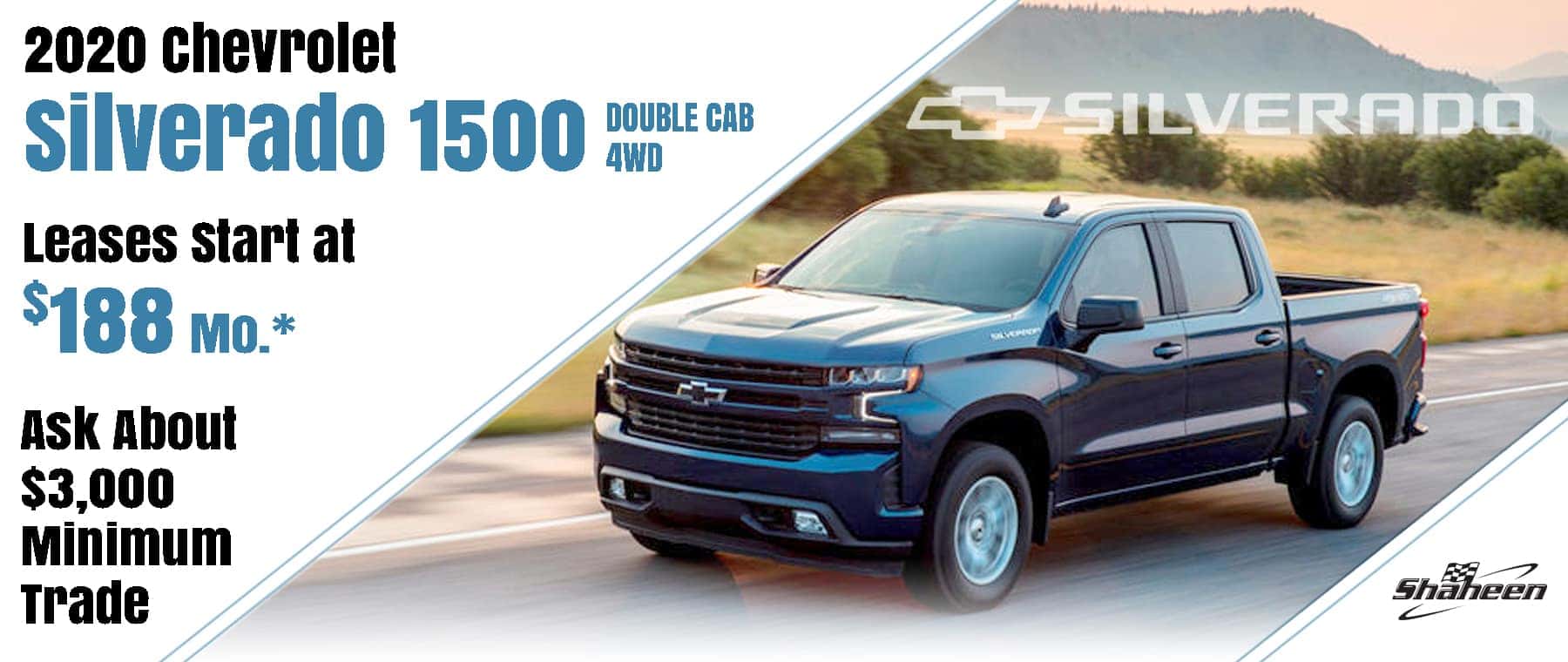 October Silverado Lease Offer $188/mo*