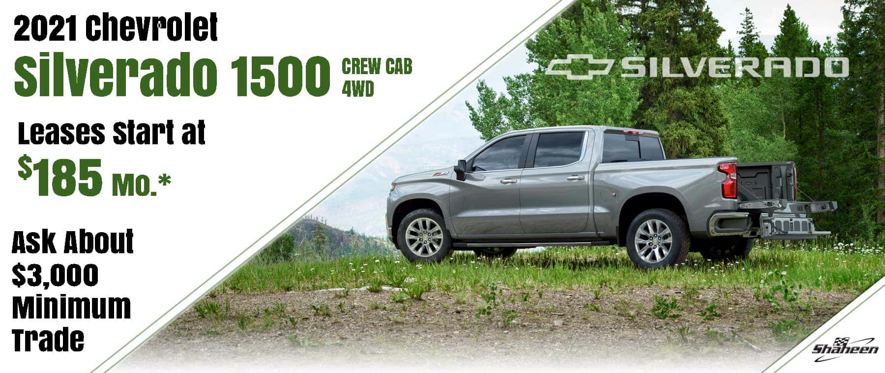 November Silverado Lease Special $185/mo*