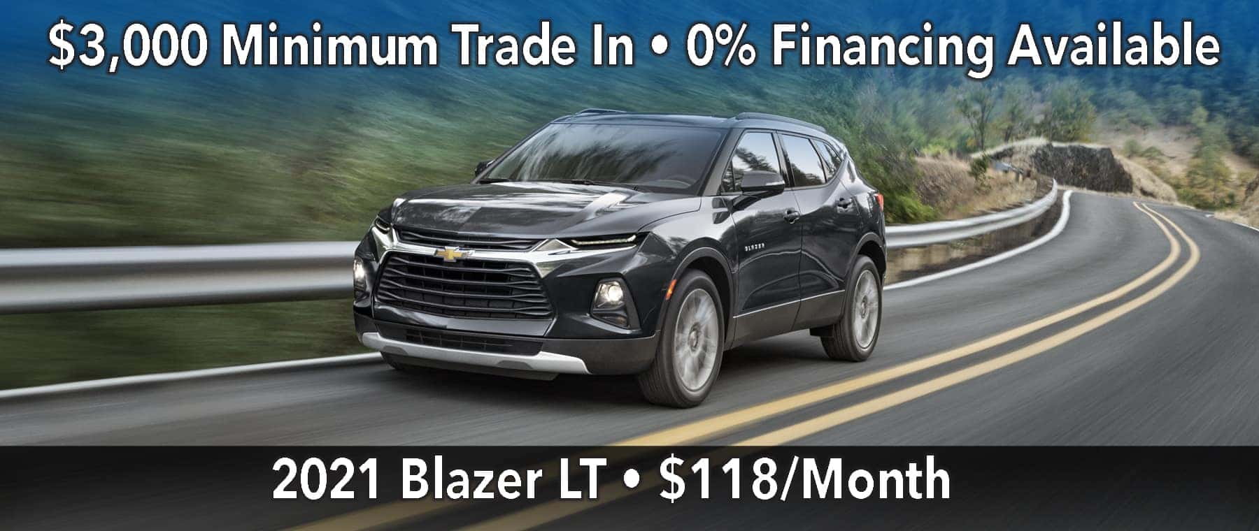 January Blazer Lease Offer $118/mo*