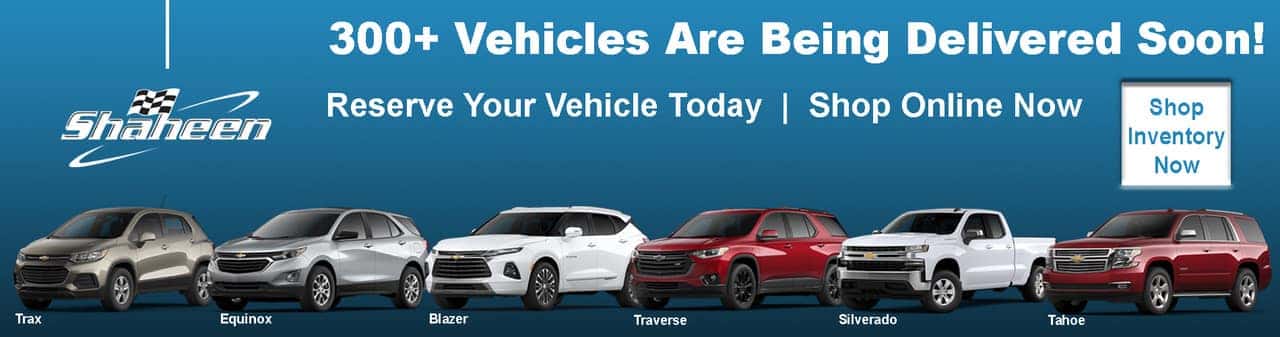 Reserve Your New Chevy Today