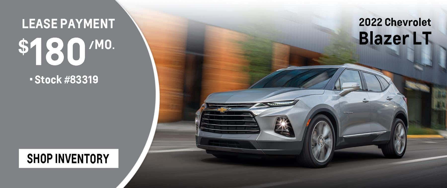 2022 Blazer LT August Lease $180 per Month