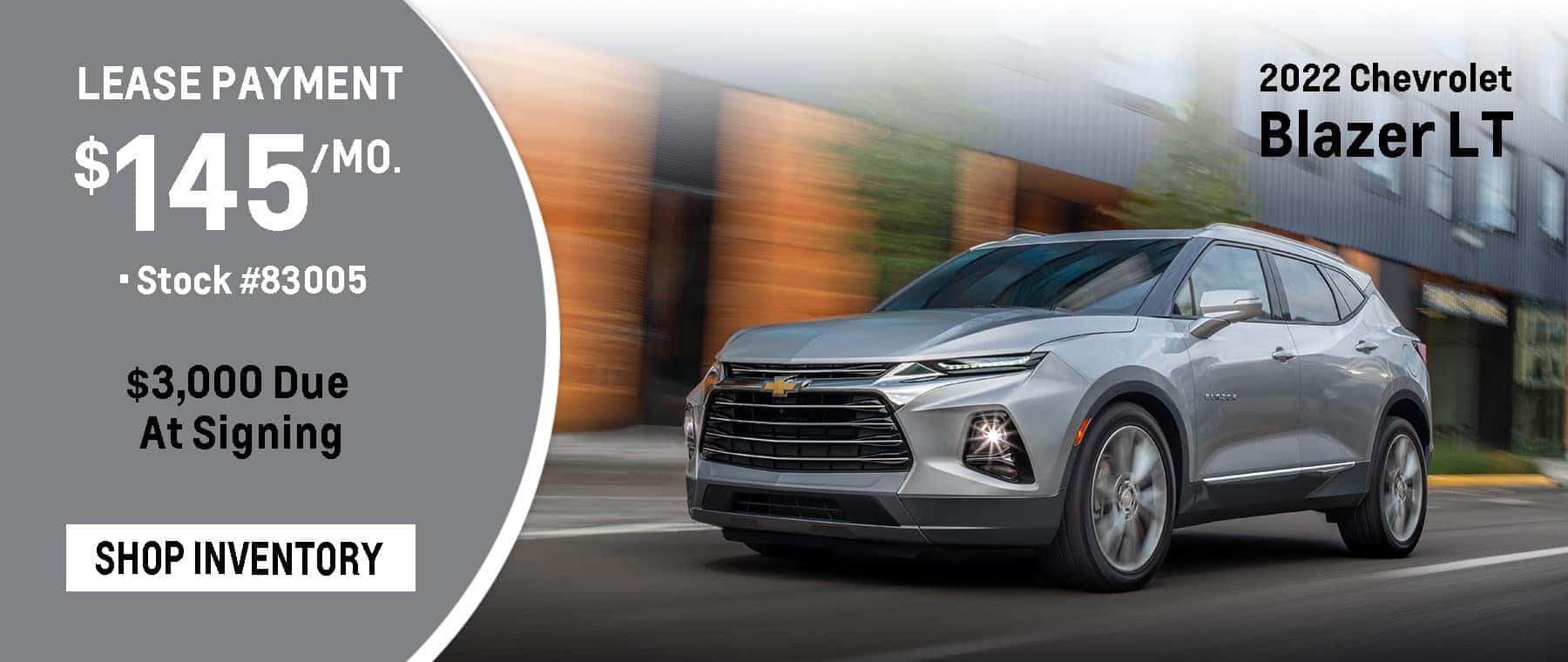 2022 Blazer LT May Lease $145 per Month
