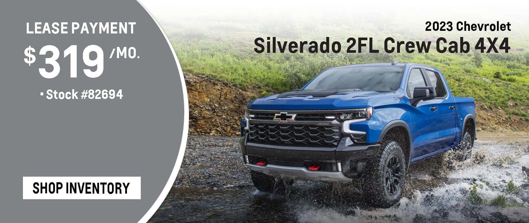 2023 Silverado November Lease $319 per Month