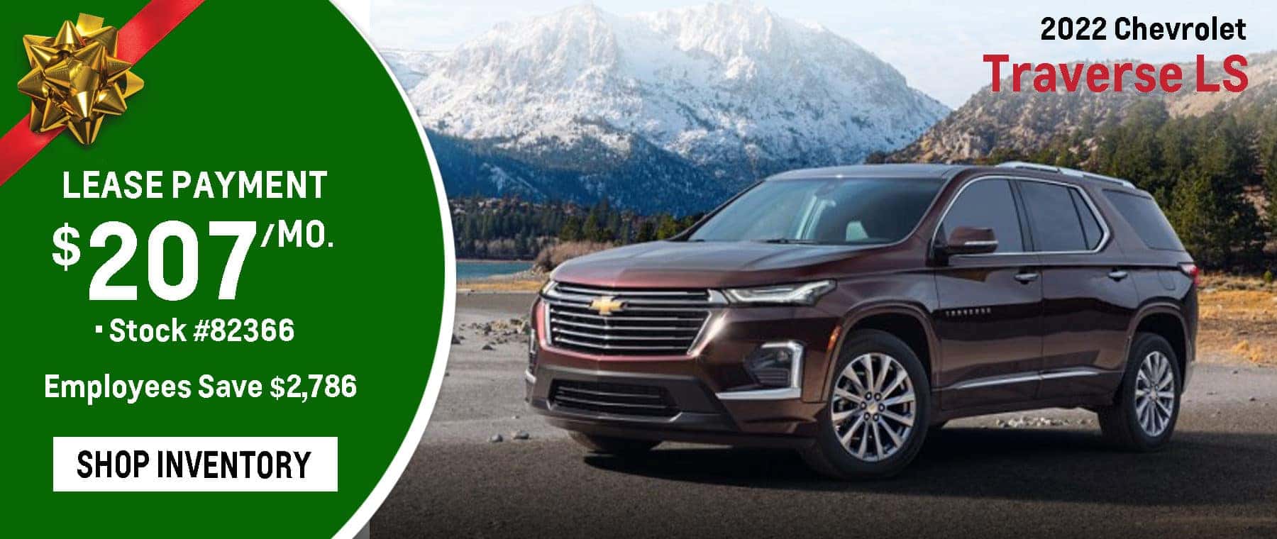 2022 December Deal Traverse $207 per Month