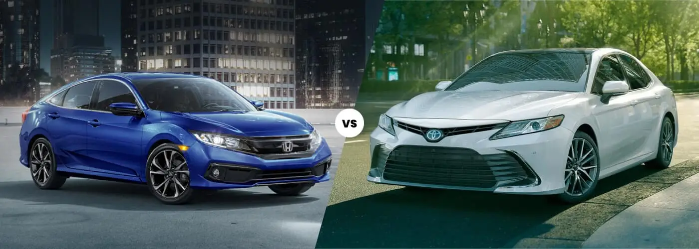 2021 Honda Civic vs. 2021 Toyota Camry | Shenango Honda