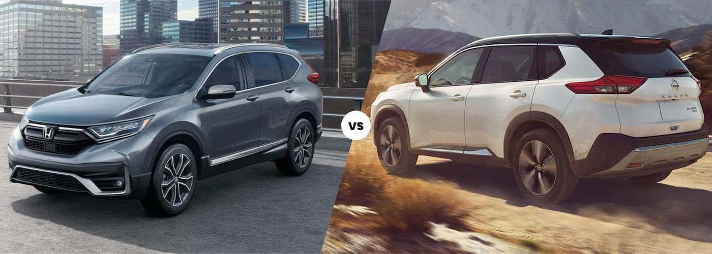 honda cr-v vs nissan rogue white