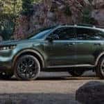 green 2021 kia sorento