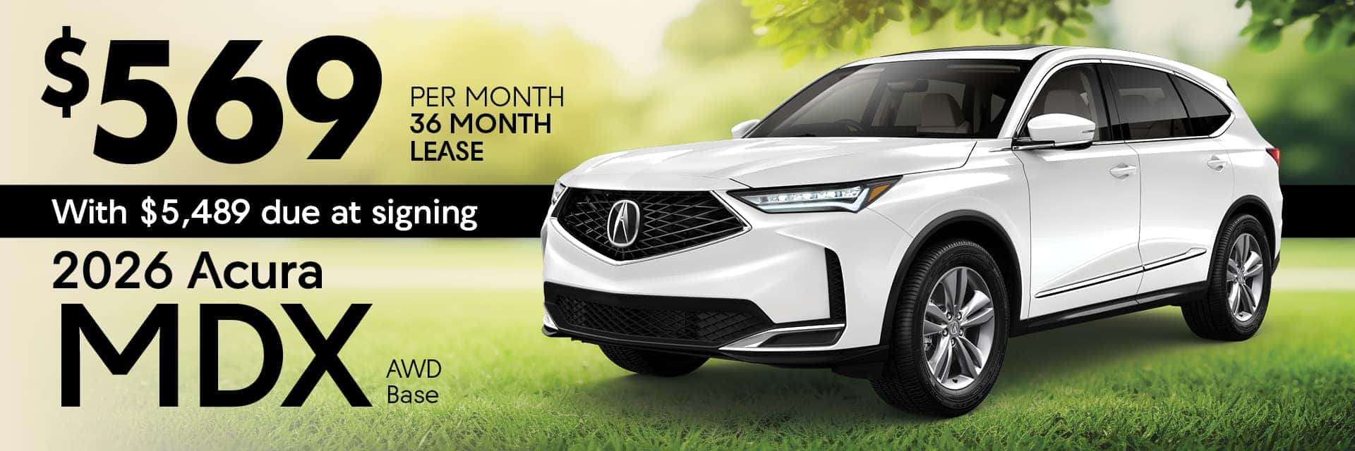 2026 Acura MDX AWD Base