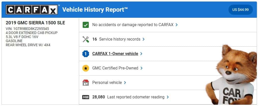 All Smail Used Vehicles come with a Complimentary Vehicle History Report