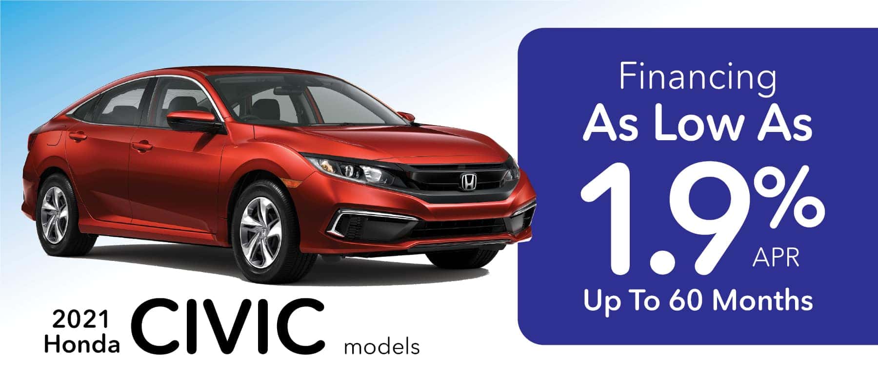 1.9% APR for 60 months