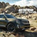 2020 Kia Telluride named MotorTrend’s SUV of the Year