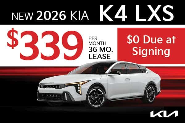 2026 KIA K4 LXS