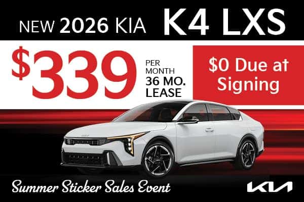 2026 KIA K4 LXS