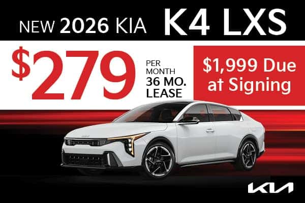 2026 KIA K4 LXS