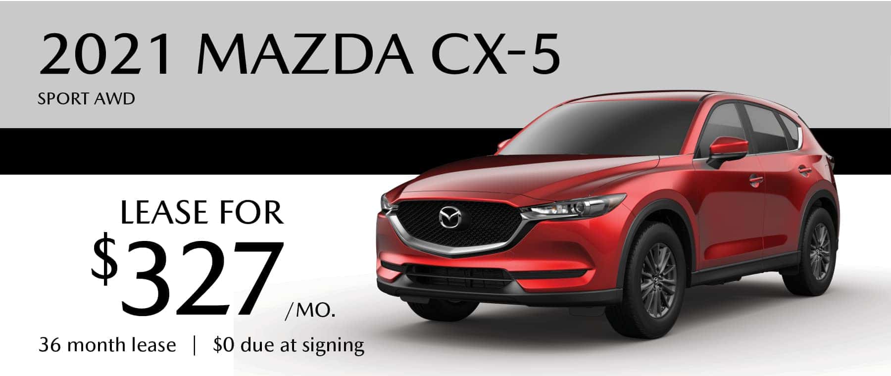 Lease for $327/month for 36 months, $0 due at signing!