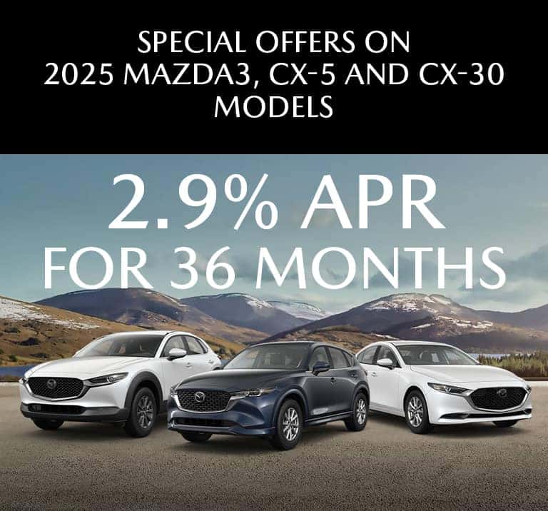 2.9% APR FOR 36 MONTHS