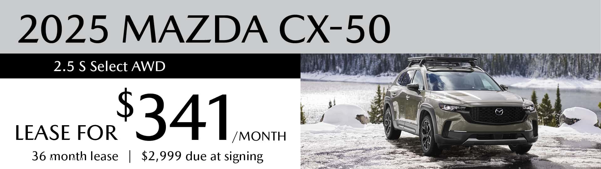 2025 Mazda CX-50 2.5 S Select AWD
