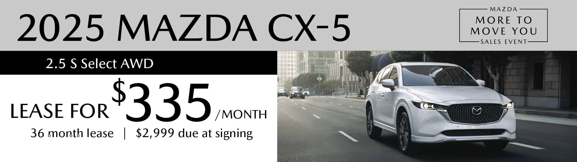 2025 Mazda CX-5 2.5 S Select AWD