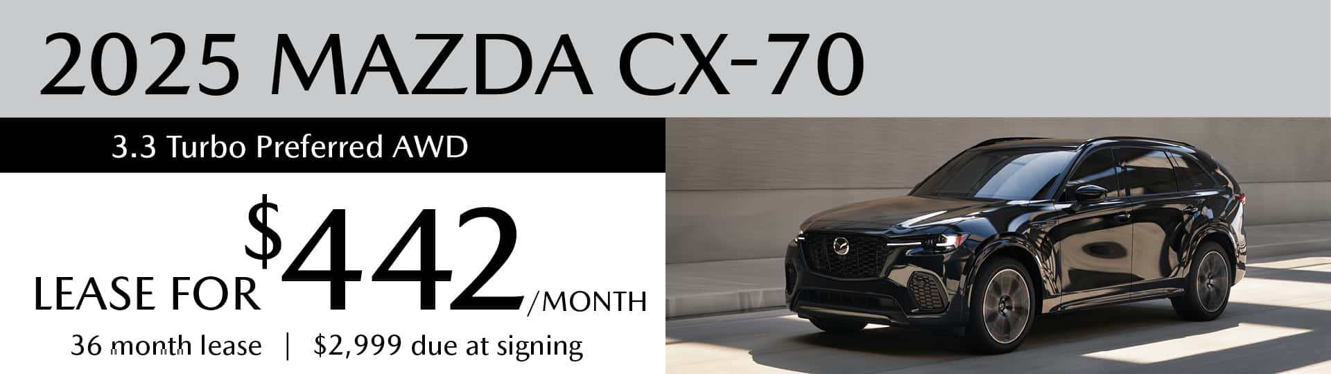 2025 MAZDA CX-70 3.3 Turbo Preferred AWD