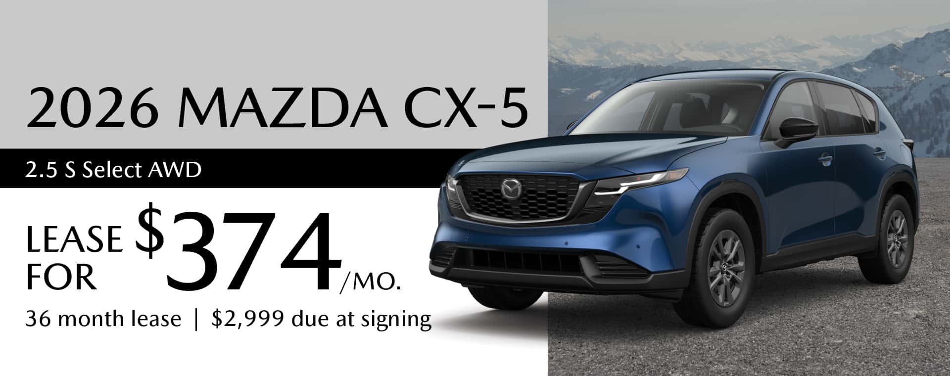 2026 Mazda CX-5 2.5 S Select AWD