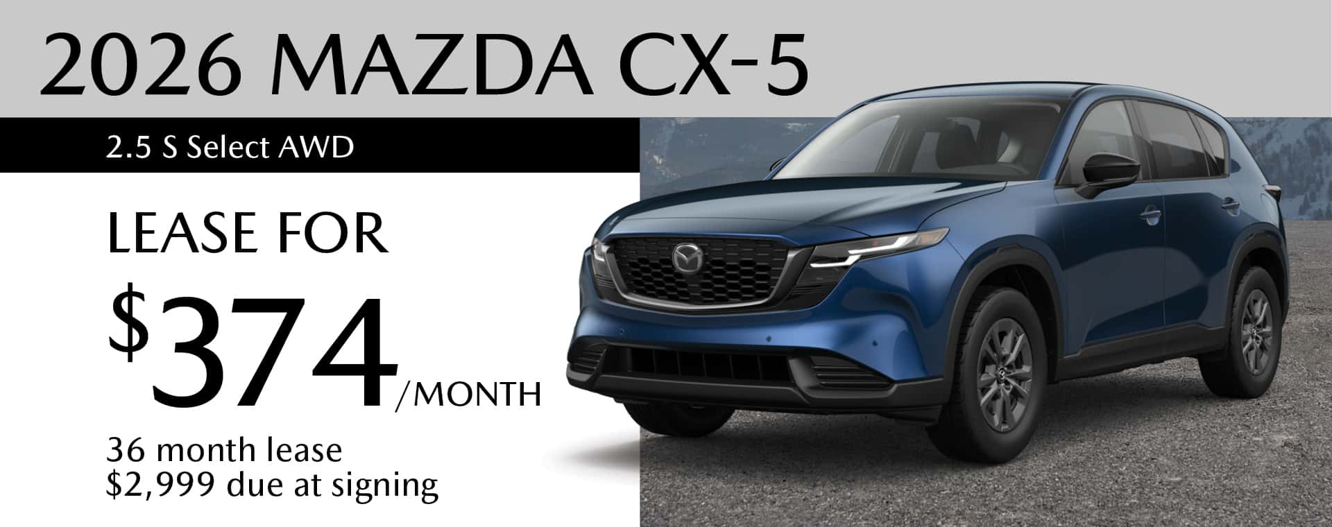 2026 Mazda CX-5 2.5 S Select AWD