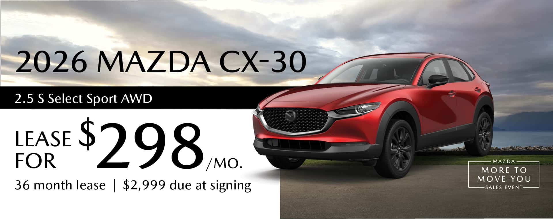 2026 Mazda CX-30 2.5 S Select Sport AWD