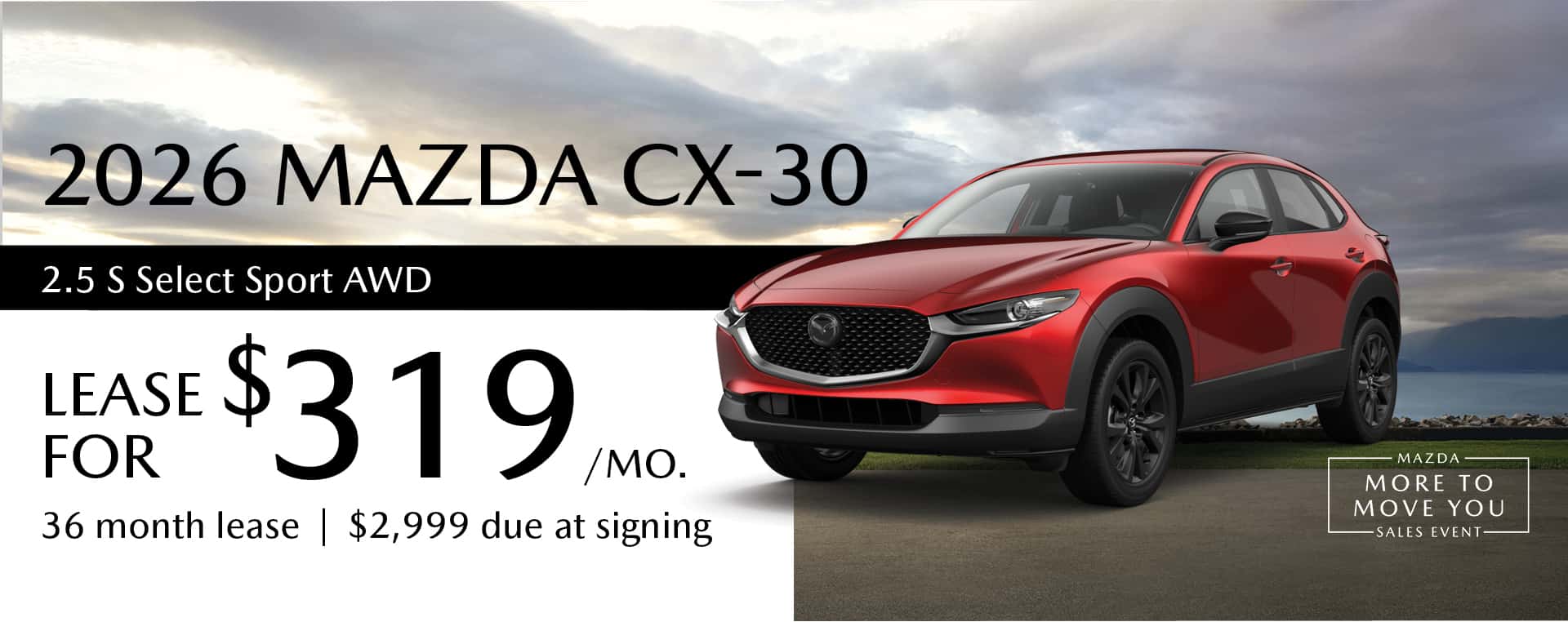 2026 Mazda CX-30 2.5 S Select Sport AWD