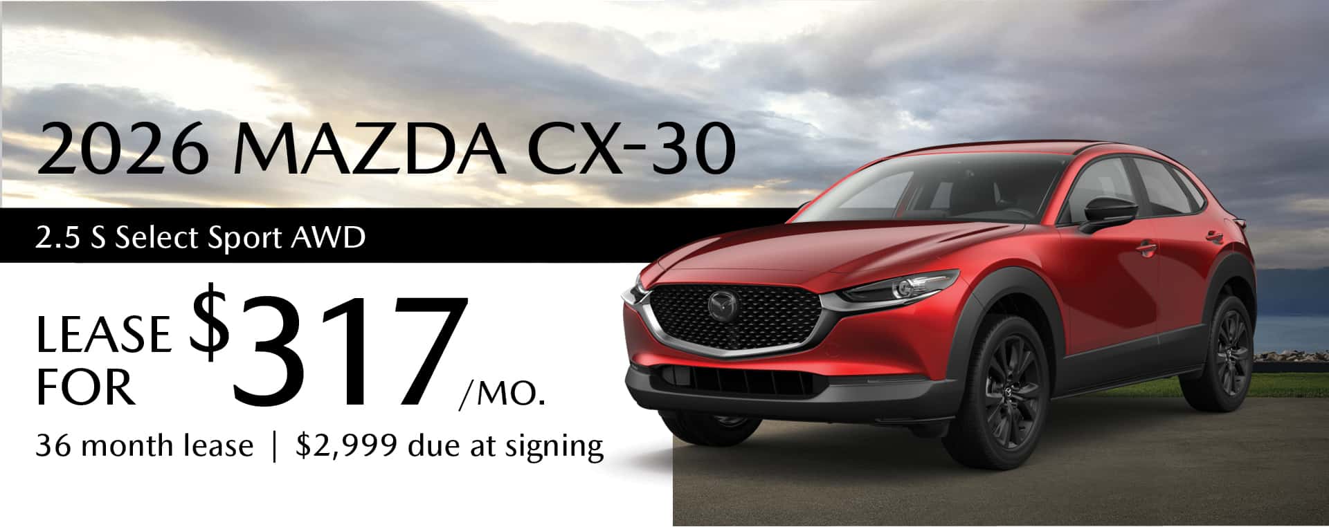 2026 Mazda CX-30 2.5 S Select Sport AWD