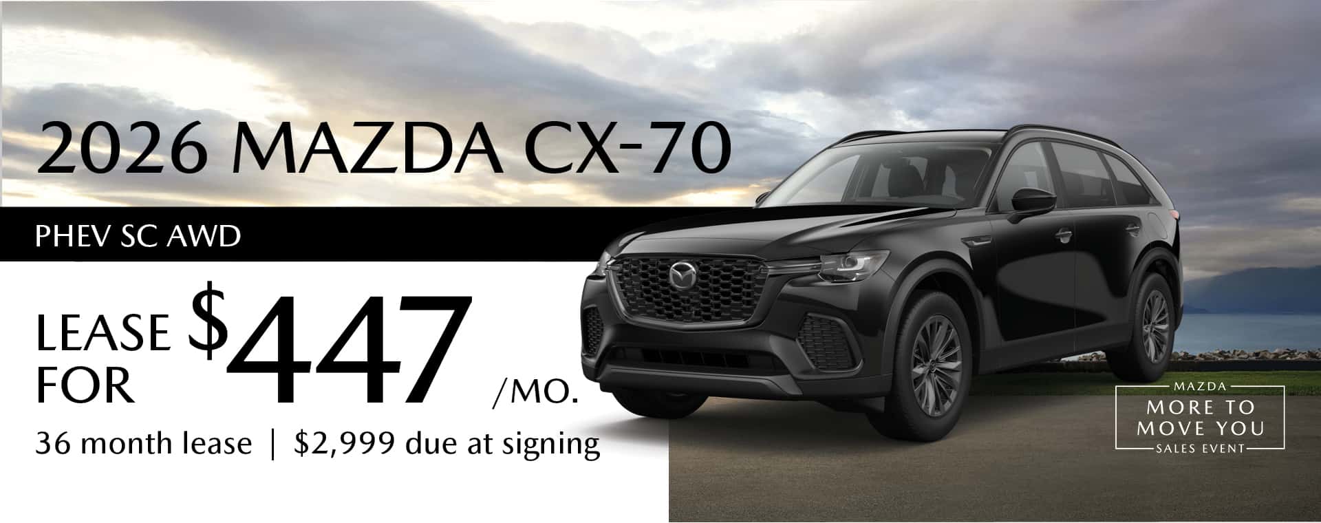 2026 Mazda CX-70 PHEV SC AWD