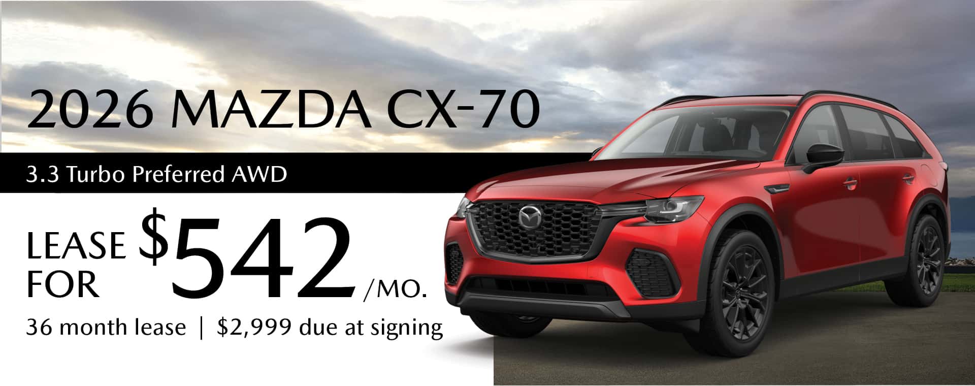 2026 Mazda CX-70 3.3 Turbo Preferred AWD
