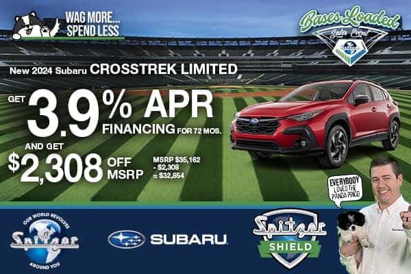 2024 Subaru Crosstrek Limited - Get 3.9% APR Financing for 72 Months!