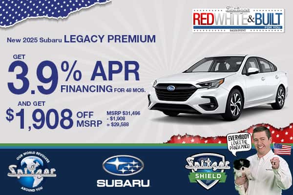 2025 Subaru Legacy Premium - Get 3.9% APR Financing for 48 Months!