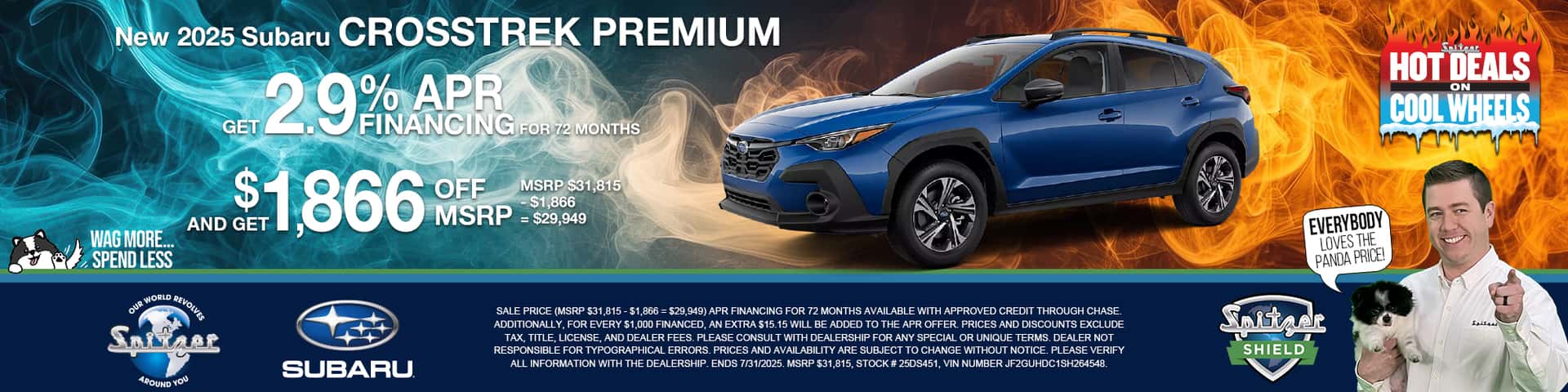 07.2025_Carrera_Get 2.9% APR Financing on New 2025 Subaru Crosstrek Premium Models