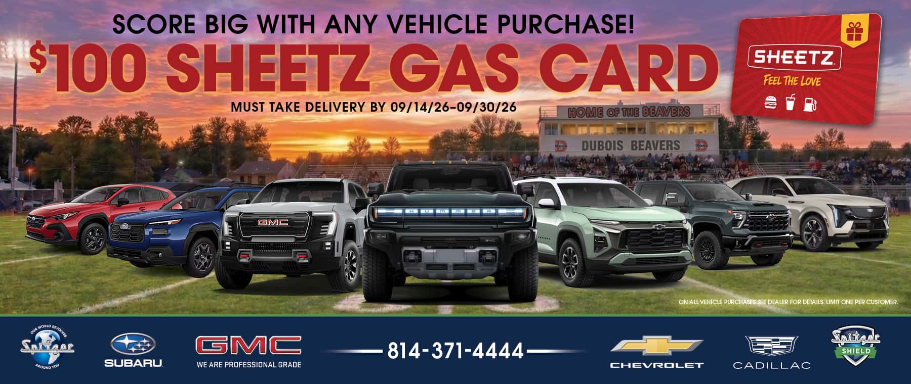 09.2026 Gas Card Special